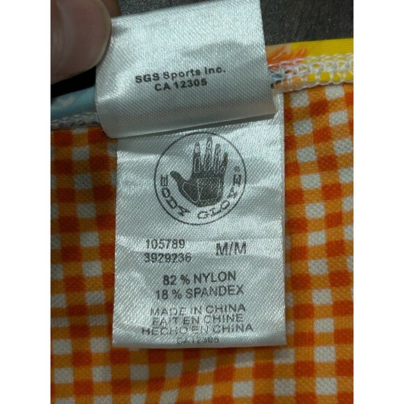 Body Glove Floral Gingham Reversible Bikini Tropical Print Swimwear Sz Medium - Picture 6 of 10